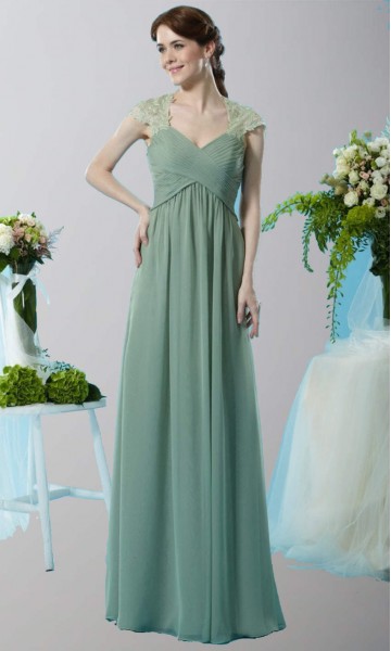 Long pastel bridesmaid outlet dresses